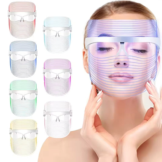Máscara Facial con Luz LED 7 Colores