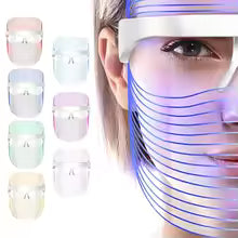 Máscara Facial con Luz LED 7 Colores